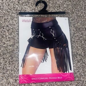 Space cowgirl fringe belt